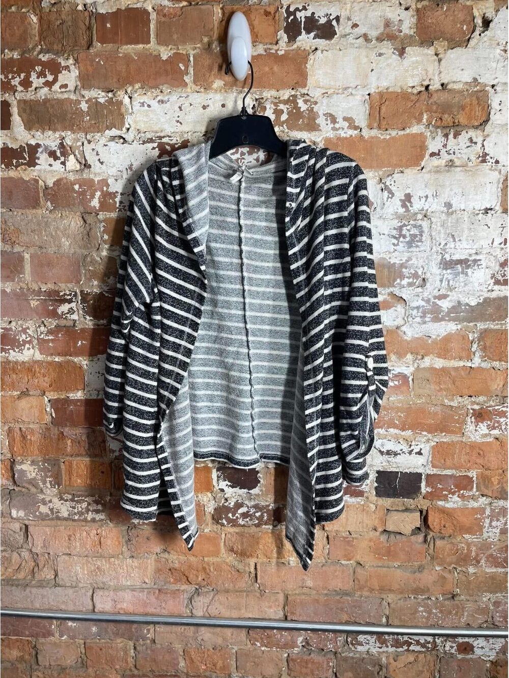 Cato Women's Striped Hooded Cardigan Sweater Size 18/20W